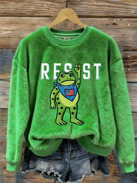 Women's Portland Frog Resist Plush Sweatshirt