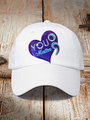 Unisex Resort Suicide Prevention Awareness Cap