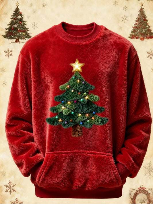 Women's Vintage Christmas Print Sweatshirt