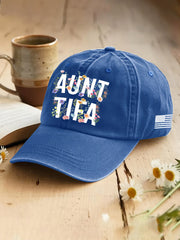 Unisex Retro Aunt Tifa Print Hat