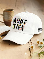 Unisex Retro Aunt Tifa Print Hat