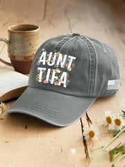Unisex Retro Aunt Tifa Print Hat