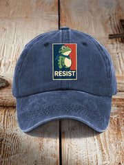 Unisex Portland Frog Resist Print Hat