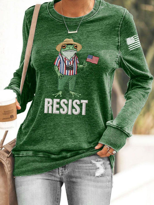 Women's Resist Portland Frog Sweatshirt