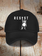 Unisex Resist Frog Print Hat