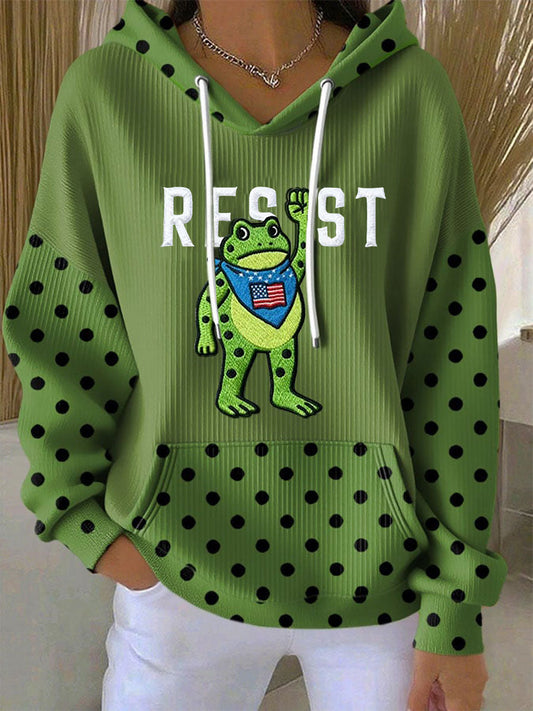 Women's  Portland Frog Resist Hoodie