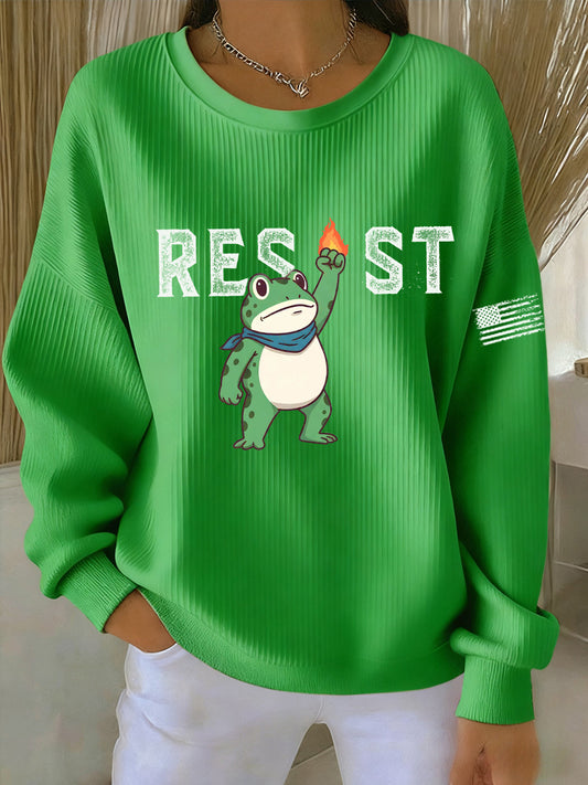 Women's Frog Resist Printed Sweatshirt
