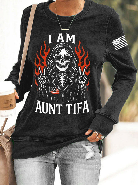 Women's I Am Aunt Tifa Sweatshirt