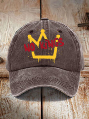 Unisex No Kings Print Hat