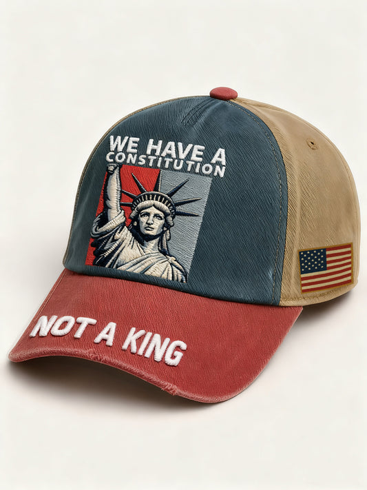 Unisex No Kings Print Print Hat