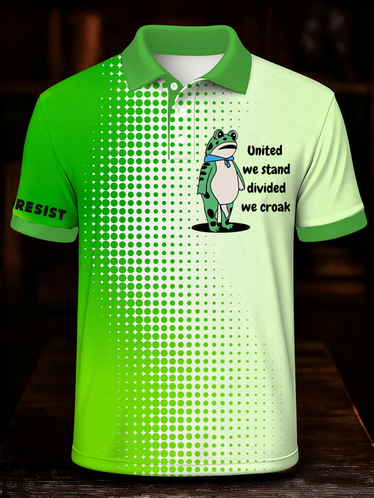 Men's Resist Frog Printed Shirt