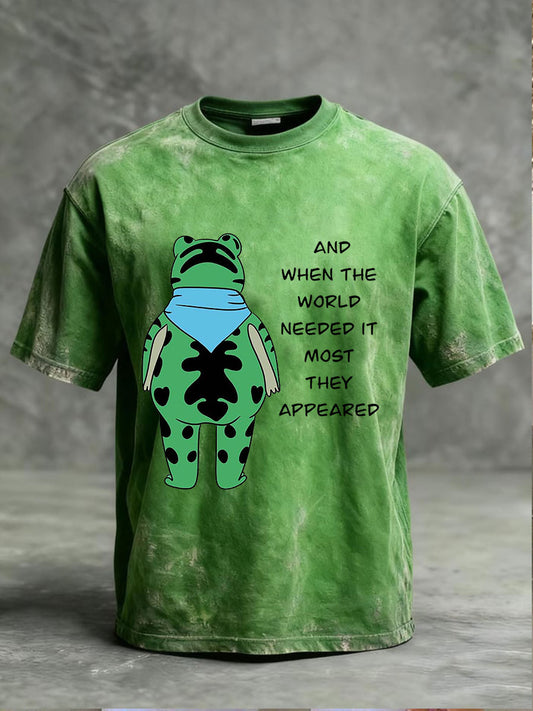 Men's And When The World Needed It Most They Appeared Short Sleeves T-shirt