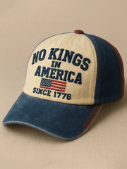 Unisex No Kings Design Print Hat