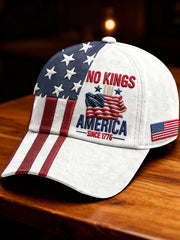 Unisex No Kings In America Print Hat