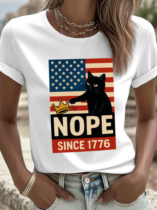 Women's No Kings Art Print T-Shirt