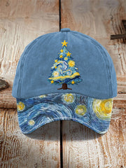 Christmas Tree Printed Casual Unisex Hat