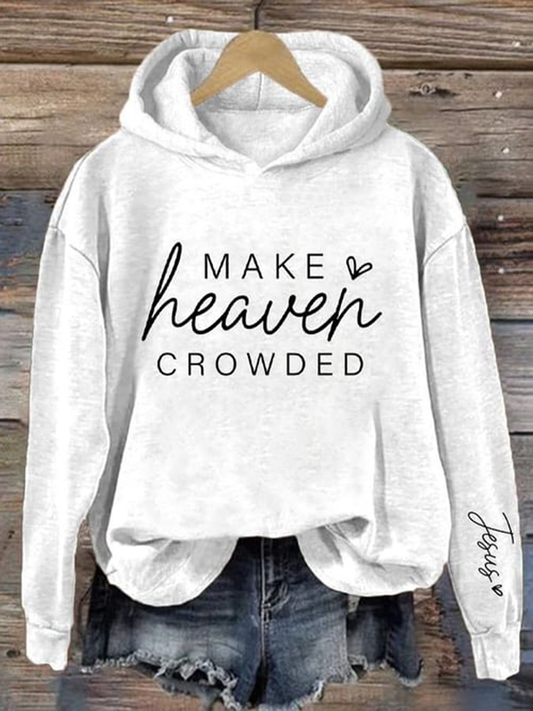 Women's Make Heaven Crowded Printed Sweatshirt