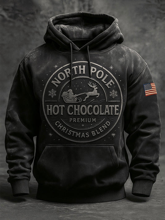 Men's North Pole Hot Chocolate Christmas Blend Hoodie