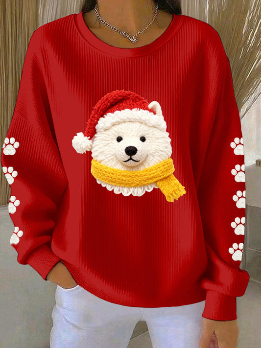 Women's Christmas Print Casual Sweatshirt
