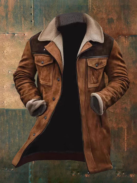 Men's Retro Pocket Zipper Jacket