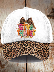 Unisex Thanksgiving Print Hat