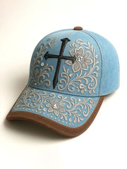 Faith Cross Print Casual Unisex Cap