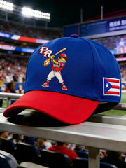 Unisex Puerto Rico Baseball Print Hat