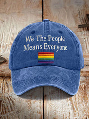 Unisex We The People Means Everyone Pride Print Hat