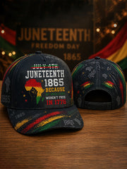 Unisex Juneteenth Print Hat