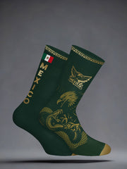 Unisex Mexico Football Lover Print Socks