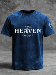 Men's Make Heaven Crowded Cross Short Sleeves T-shirt