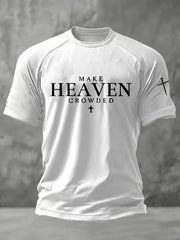 Men's Faith Print Casual T-shirt