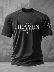 Men's Faith Print Casual T-shirt