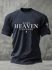 Men's Faith Print Casual T-shirt