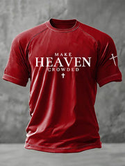 Men's Faith Print Casual T-shirt