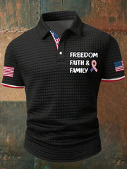 Men's Faith Freedom Cross Short Sleeve Top