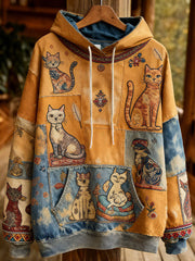 Women's Autumn Cats Hoodies