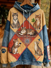 Women's Autumn Cats Hoodies
