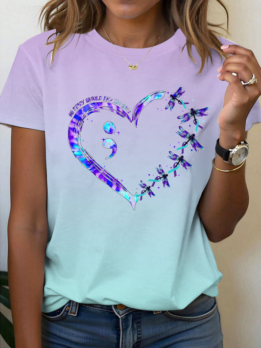 Women's Stay You Matter Printed T-shirt