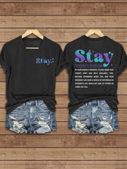 Women's Suicide Prevention Awareness Short Sleeve T-Shirt