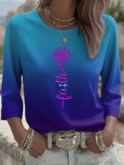 Women's Suicide Prevention Awareness Print T-Shirt