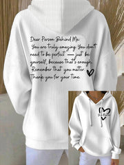 Women's You Matter Dear Person Behind Me Hoodie