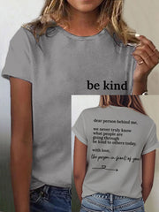 Women's Dear Person Behind Be Kind Tee