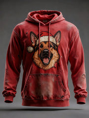 Men's Christmas German Shepherd Hoodies
