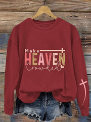 Women's Make Heaven Crowded Print Sweatshirt