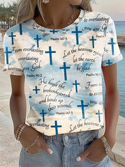 Women'S Faith Art Print T-Shirt T-shirt