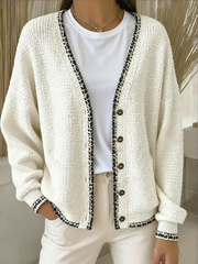 Women's luxurious casual cardigan