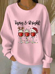 Women's Christmas Print Casual Sweatshirt