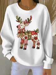 Women's Christmas Print Casual Sweatshirt