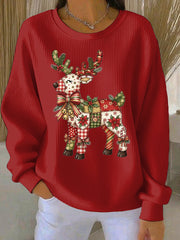Women's Christmas Print Casual Sweatshirt